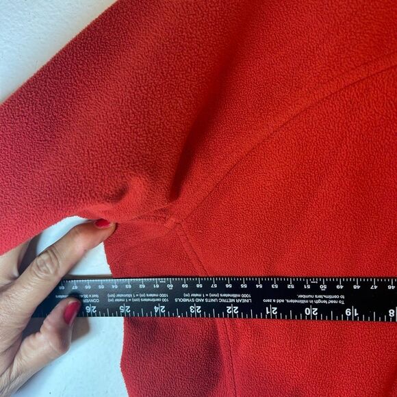 The north face mens windfall fleece jacket red large full zip Layer Outdoors - Picture 8 of 13